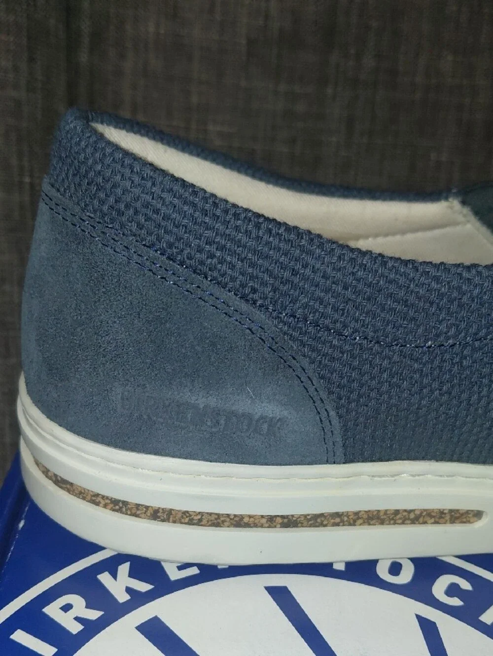 Birkenstock Men's Oswego Slip-On Loafers in Navy SIZE 11
